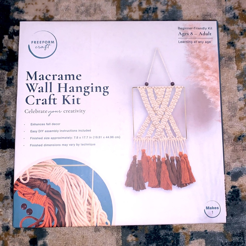 Macrame Wall Hanging Craft Kit